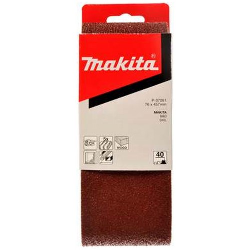 Makita P-37166 brúsne pásy 457x76mm 3ks K40/80/120